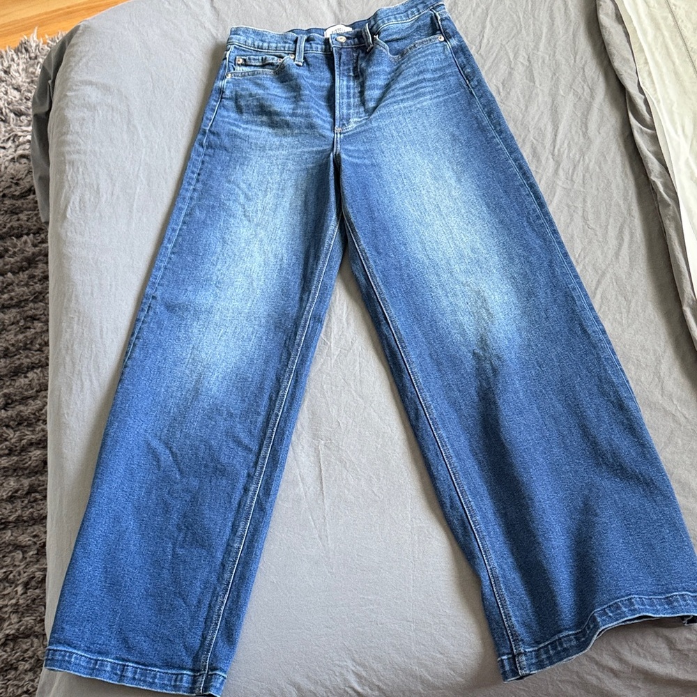 Pistola Women's High Rise Blue Jeans Wide leg